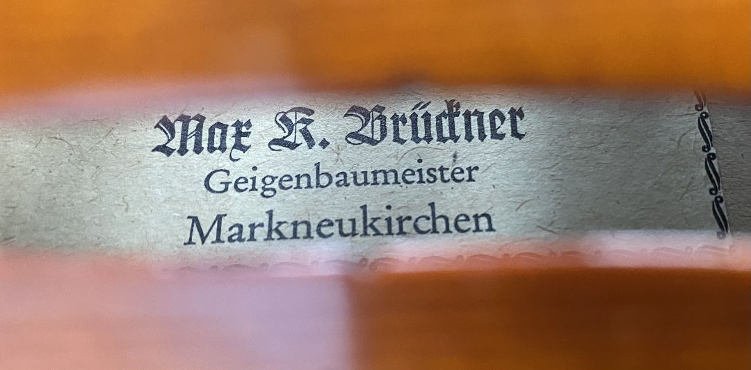 Brückner Max K. - Markneukirchen um 1920 - G-826